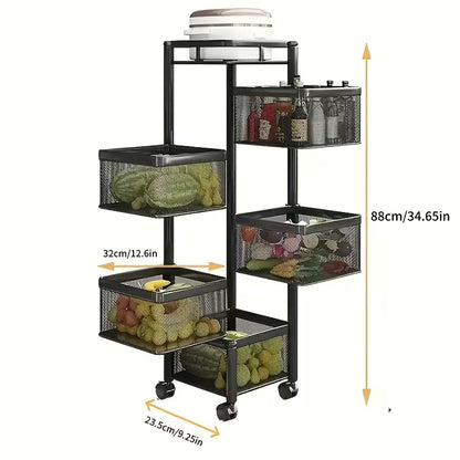 ESTANTE DE COCINA GIRATORIO 5 NIVELES
