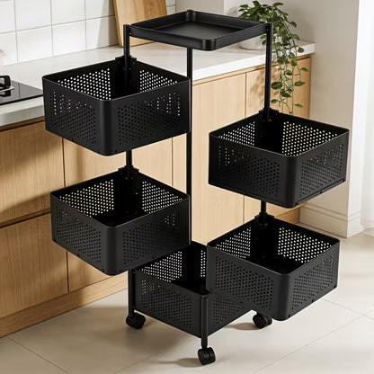 ESTANTE DE COCINA GIRATORIO 5 NIVELES