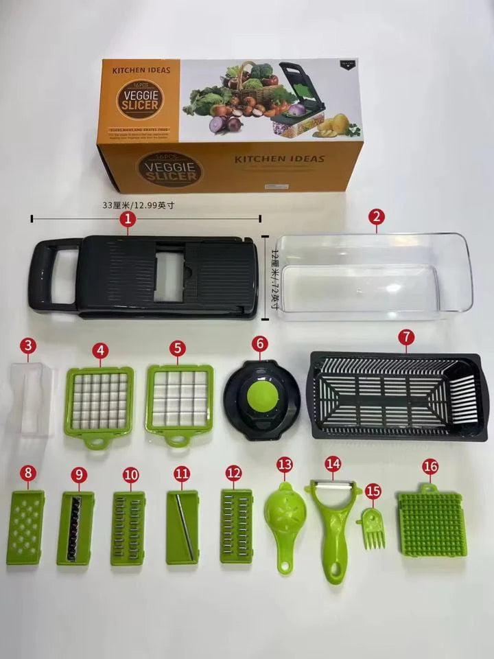 Picadora Verduras 16 En 1